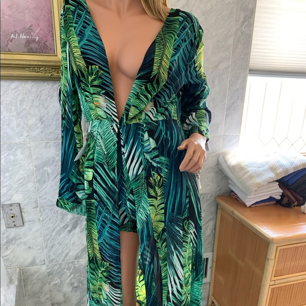 One Piece Open Romper with Shorts